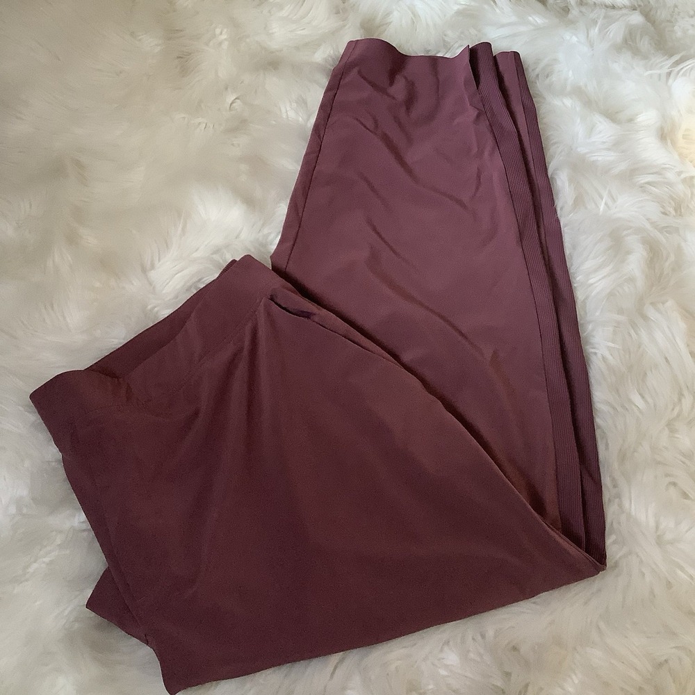 Athleta Women's Salutation Jogger Pants in Powervita in Flora Mauve Size 22 - Picture 14 of 16